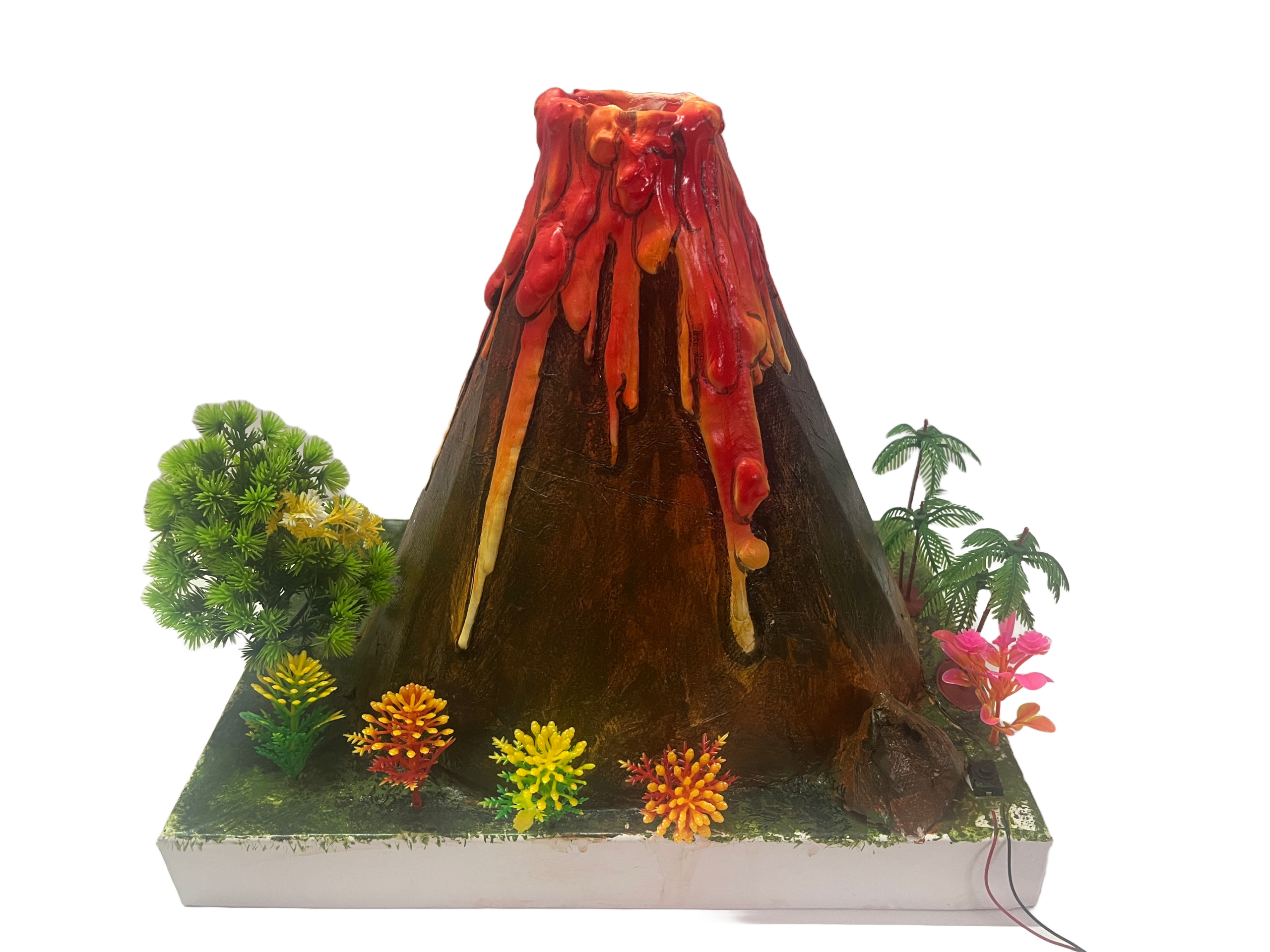 WORKING MODEL OF VOLCANO