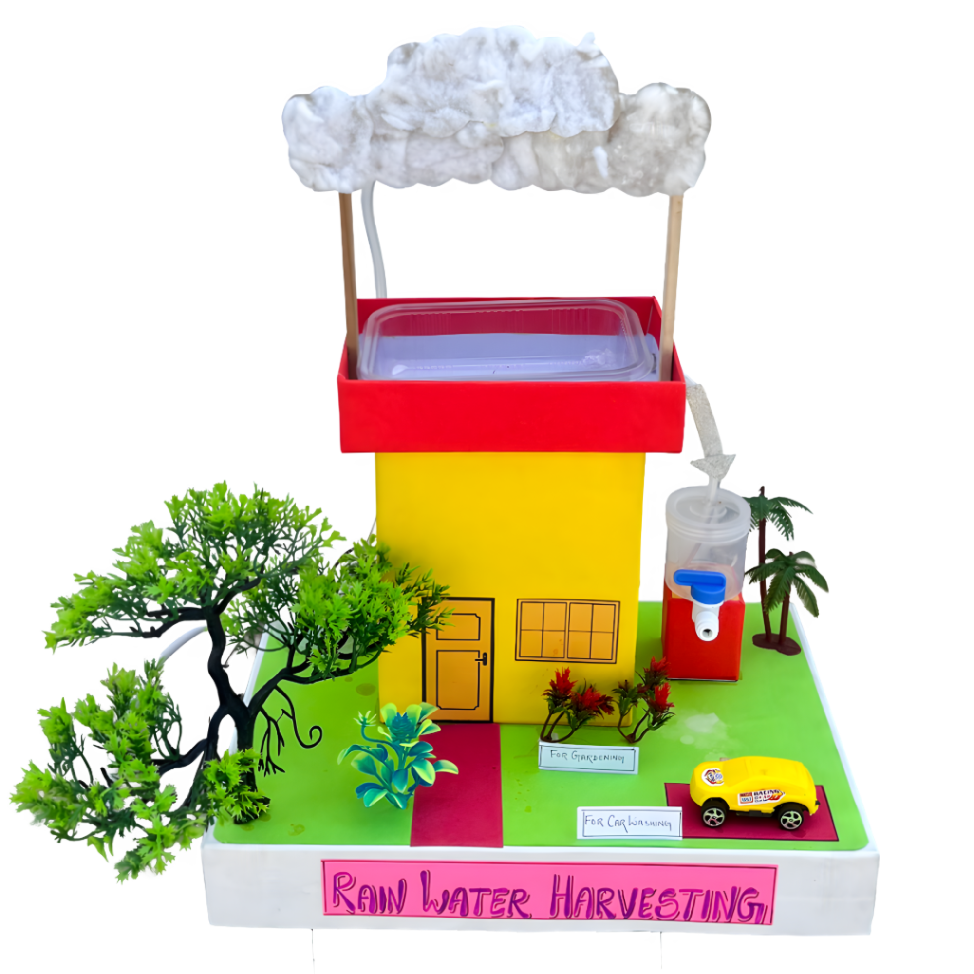 rain water harvesting model kit