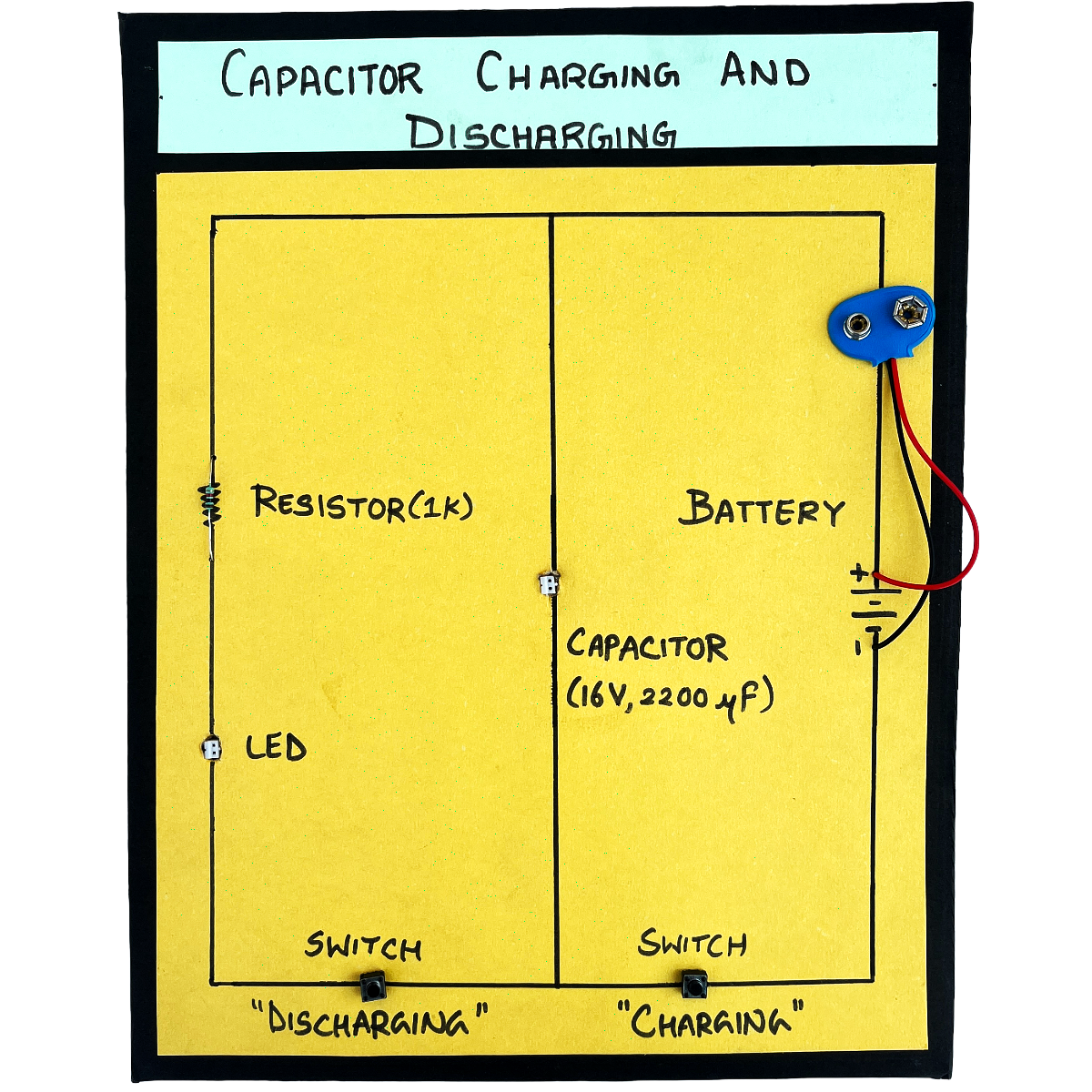 Charging and Discharging of Capacitor Project