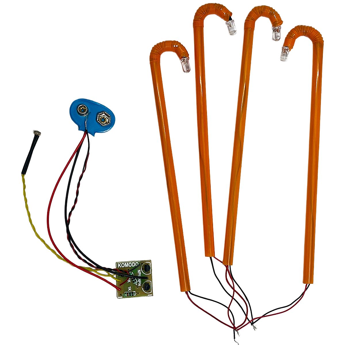 DR Sensor Circuit – Spare Light Dependent Resistor Module for School Science Project | Day Night Automatic Street Light DIY Kit Replacement Sensor | 4 LED Street Light Project Komodo Craft - Image 2