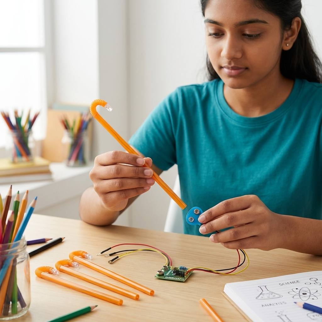 DR Sensor Circuit – Spare Light Dependent Resistor Module for School Science Project | Day Night Automatic Street Light DIY Kit Replacement Sensor | 4 LED Street Light Project Komodo Craft - Image 4