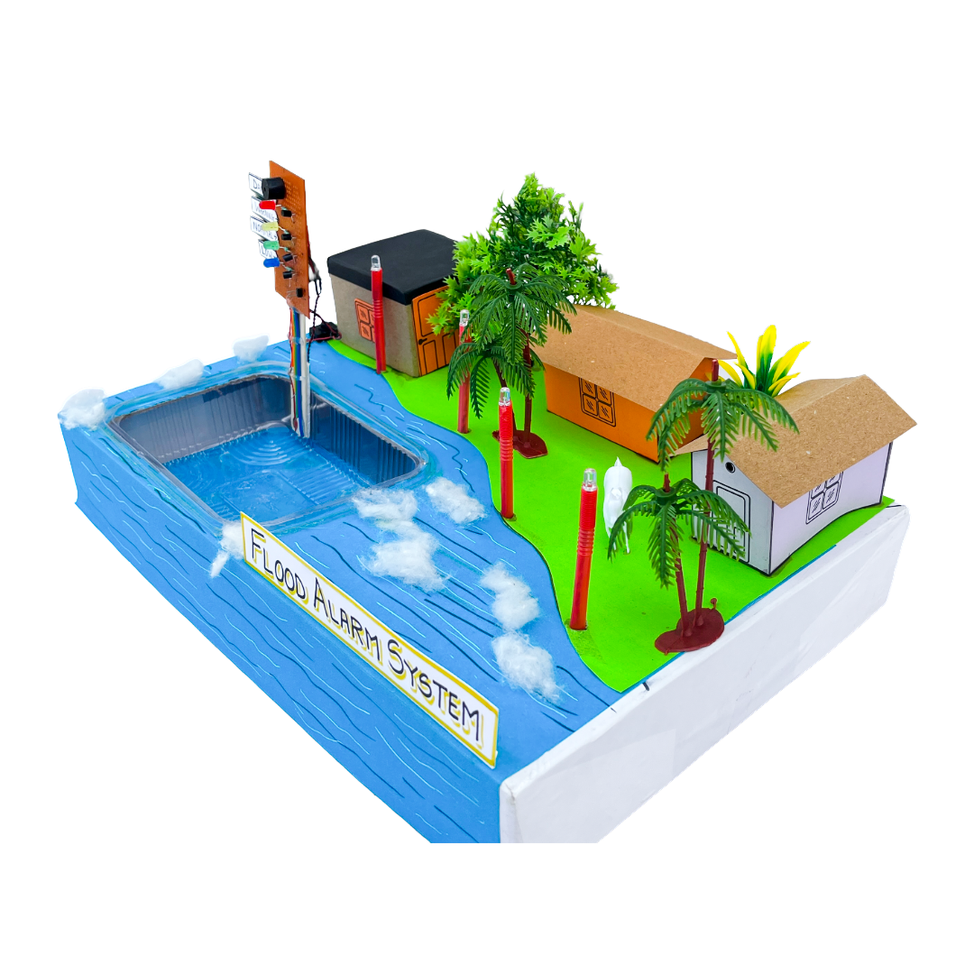 Flood Alarm Project Kit for School Exhibition | DIY Flood Warning System Model | Water Level Indicator with Buzzer | Science Project Working Model for Class 6 to 12 Students - Image 2