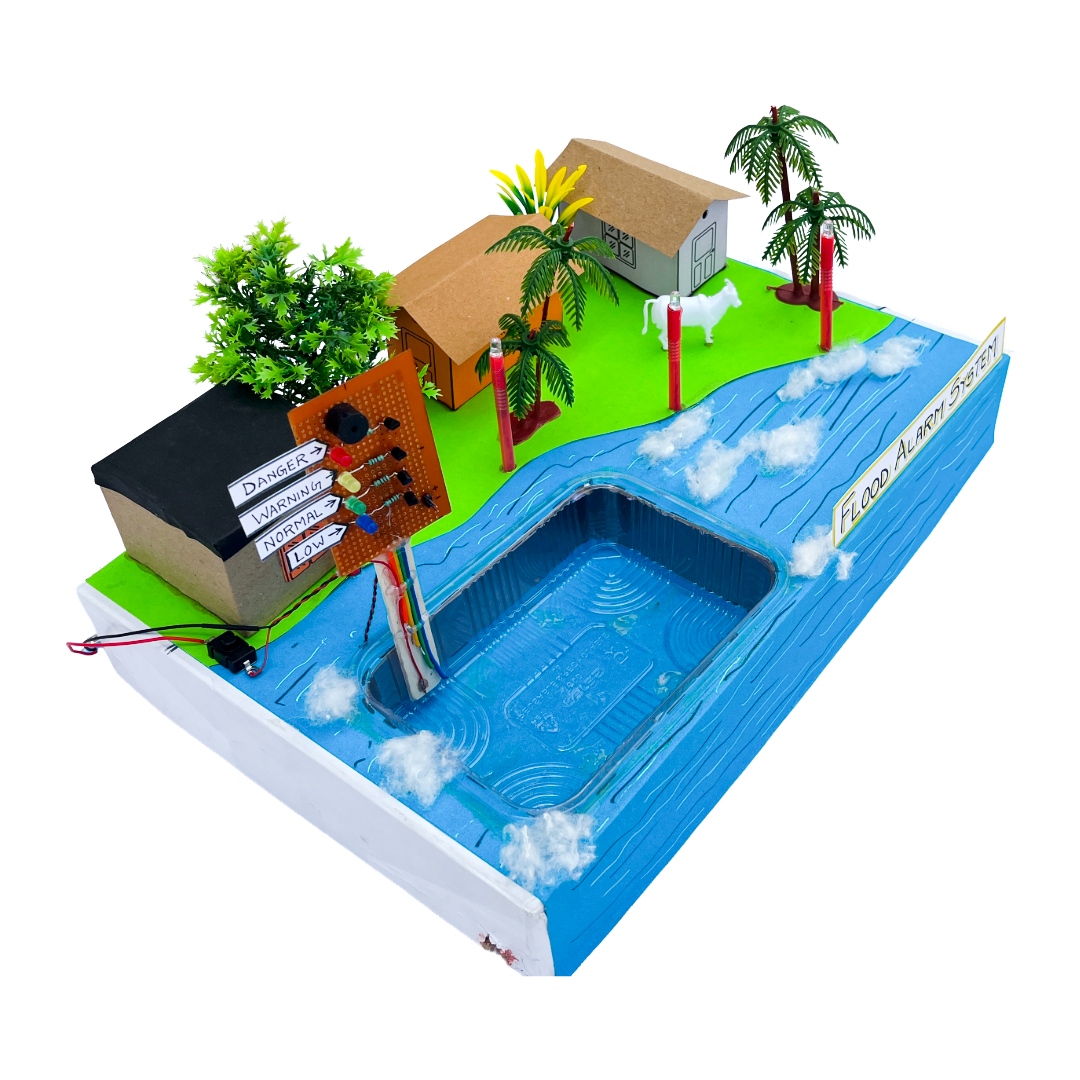 Flood Alarm Project Kit for School Exhibition | DIY Flood Warning System Model | Water Level Indicator with Buzzer | Science Project Working Model for Class 6 to 12 Students - Image 5