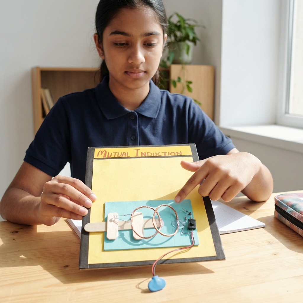 Mutual Induction Working Model for School Project