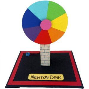 Komodo Craft Newton Disk Working Model motorized rotating colour disc for school science exhibition