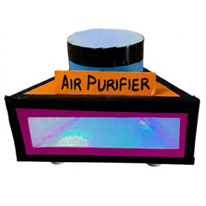 air purifier model for school project working air filtration system